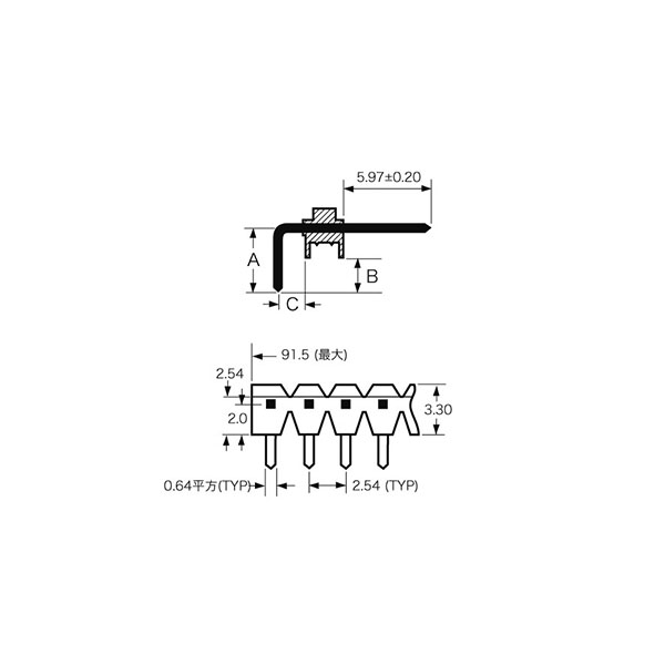 トキワエレネット / PCBコネクタ・ヘッダーピン